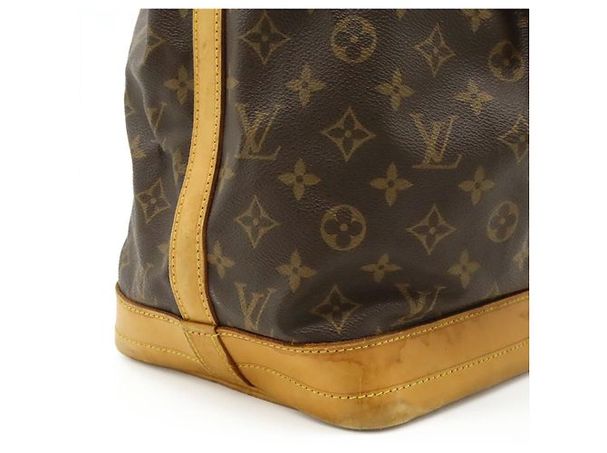 Borsa a Spalla Louis Vuitton Monogram Noe Marrone - vista 8