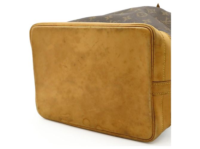 Borsa a Spalla Louis Vuitton Monogram Noe Marrone - vista 9