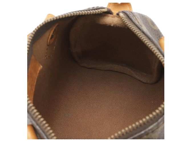Borsa Louis Vuitton Monogram Mini Speedy Marrone - vista 6