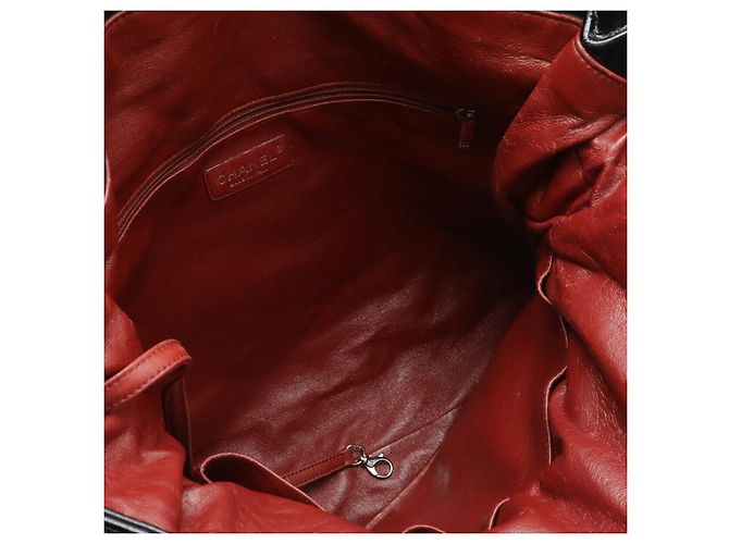 Borsa Tote Chanel Coco Mark Bonbon Nero - vista 5