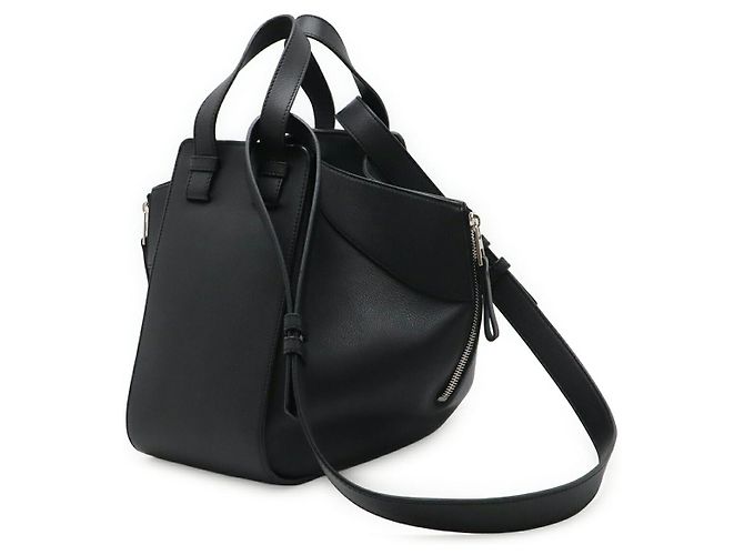Borsa Hammock in pelle Loewe Nera Nero - vista 2