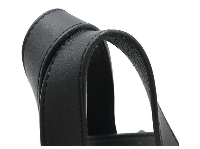 Borsa Hammock in pelle Loewe Nera Nero - vista 5