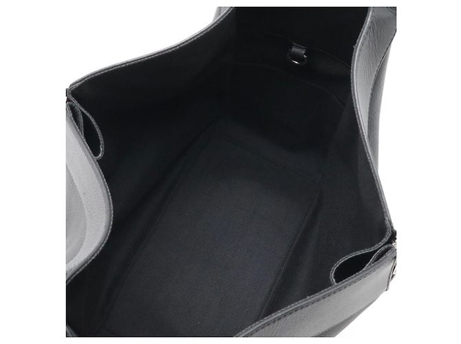 Borsa Hammock in pelle Loewe Nera Nero - vista 8