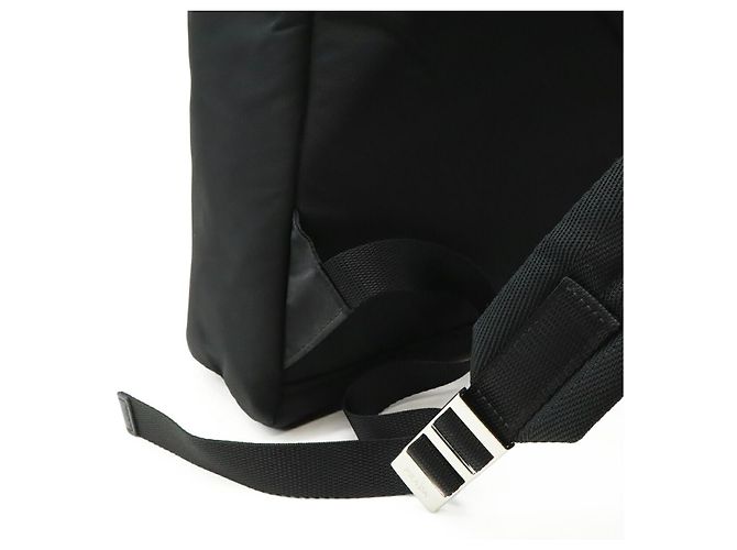 Prada Re-Nylon Lederrucksack Schwarz - Ansicht 6
