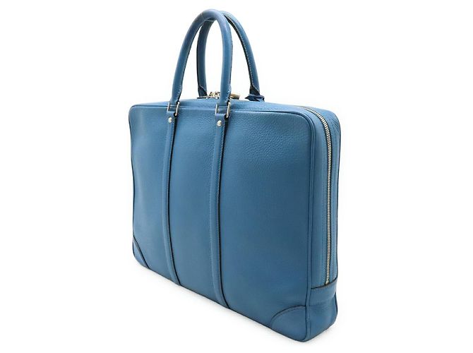 Valigetta in pelle Louis Vuitton Blu - vista 2