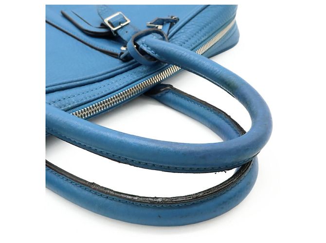 Valigetta in pelle Louis Vuitton Blu - vista 4