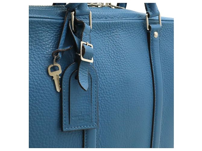 Valigetta in pelle Louis Vuitton Blu - vista 9