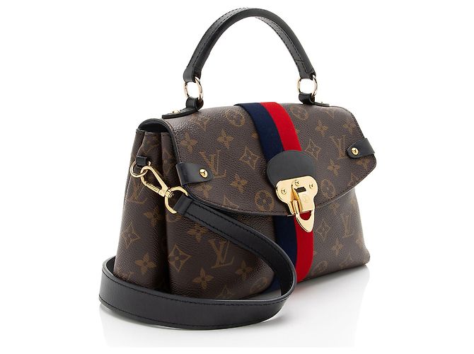 Borsa Georges BB in Canvas Monogram Louis Vuitton Blu - vista 2