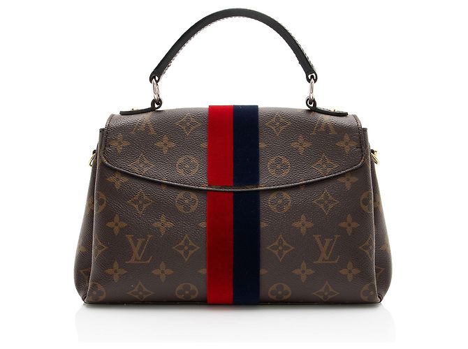 Borsa Georges BB in Canvas Monogram Louis Vuitton Blu - vista 3