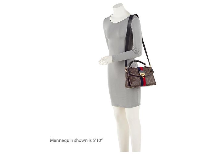 Borsa Georges BB in Canvas Monogram Louis Vuitton Blu - vista 5