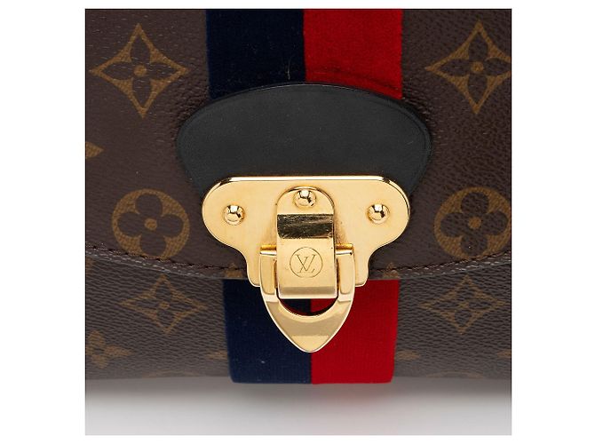 Borsa Georges BB in Canvas Monogram Louis Vuitton Blu - vista 9