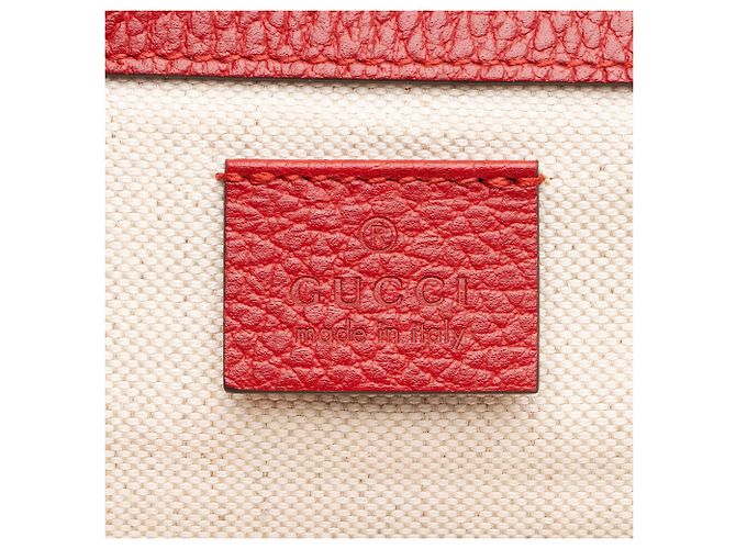 Bolso de hombro Dionysus Medium de cuero y cristal Gucci Roja - vista 8