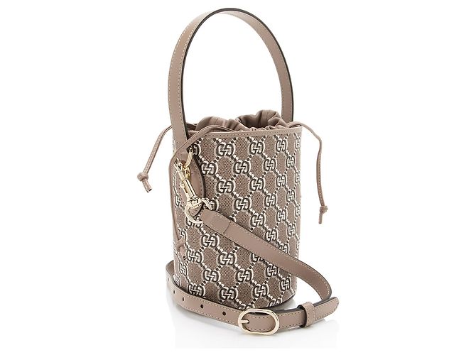 Mini bucket con coulisse Gucci GG Shadow Crossbody - vista 2
