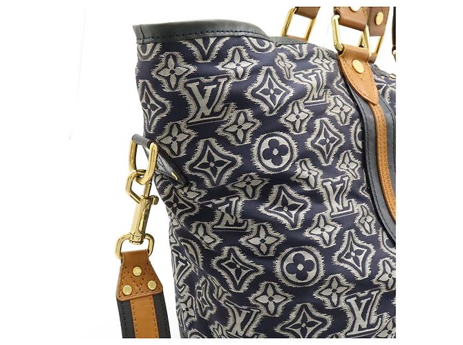 Borsa Tote Louis Vuitton Aviator Blu - vista 4
