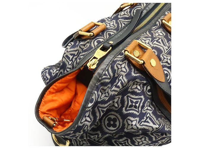 Borsa Tote Louis Vuitton Aviator Blu - vista 6