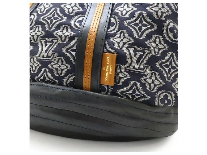 Borsa Tote Louis Vuitton Aviator Blu - vista 9