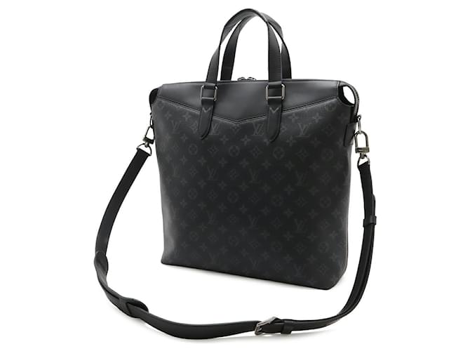 Valigetta Tote Explorer Louis Vuitton Monogram Eclipse Nero - vista 2