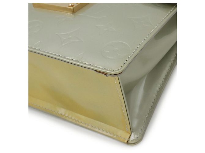 Borsa Louis Vuitton Vernis Spring Street Grigio - vista 3