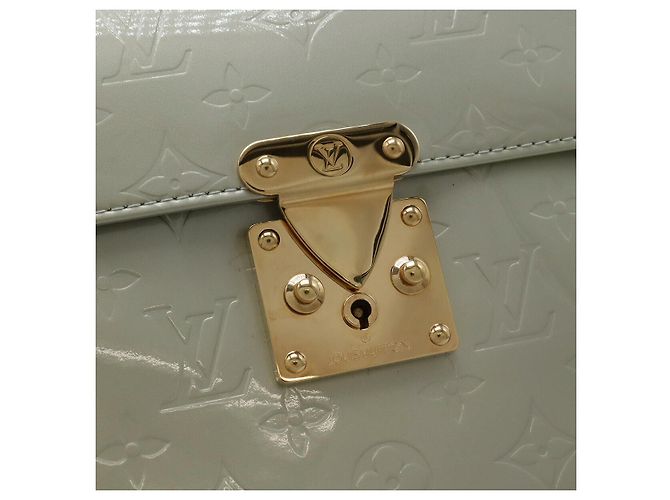 Borsa Louis Vuitton Vernis Spring Street Grigio - vista 4