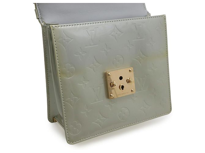 Borsa Louis Vuitton Vernis Spring Street Grigio - vista 9