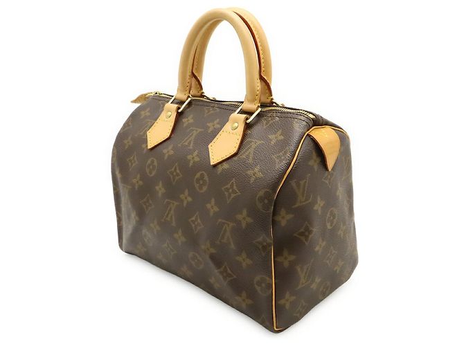 Borsa Boston Mini Louis Vuitton Monogram Speedy 25 Marrone - vista 2