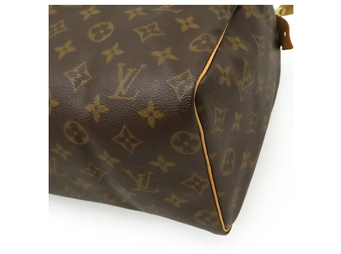 Borsa Boston Mini Louis Vuitton Monogram Speedy 25 Marrone - vista 3