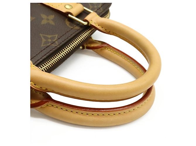 Borsa Boston Mini Louis Vuitton Monogram Speedy 25 Marrone - vista 4