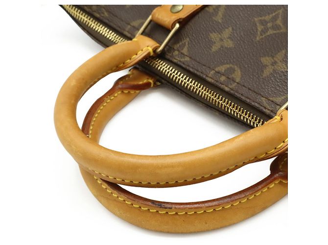 Borsa Louis Vuitton Monogram Speedy 35 Marrone - vista 4