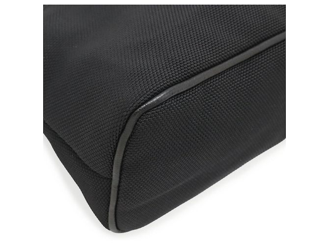 Hermès Pochette Hermes Bolide Nylon Canvas Black Nero - vista 3