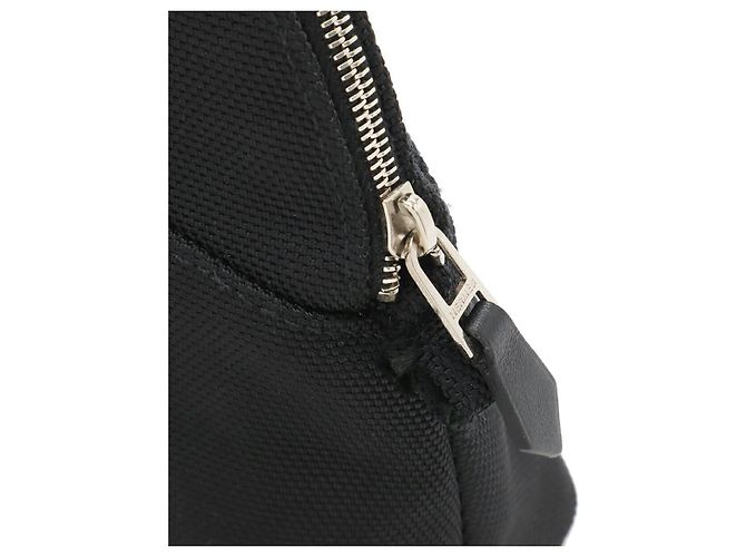 Hermès Pochette Hermes Bolide Nylon Canvas Black Nero - vista 5