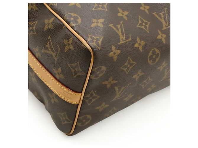 Borsa Louis Vuitton Monogram Speedy Bandouliere 25 Marrone - vista 3