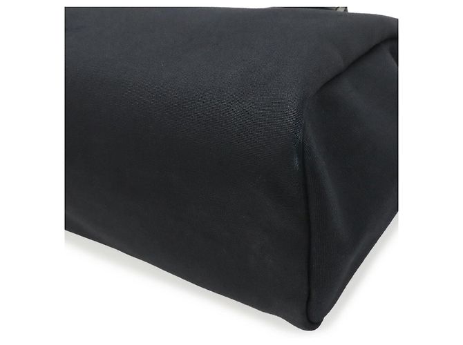 Hermès Hermes Toile Officier Leather Herbag MM Nero - vista 3