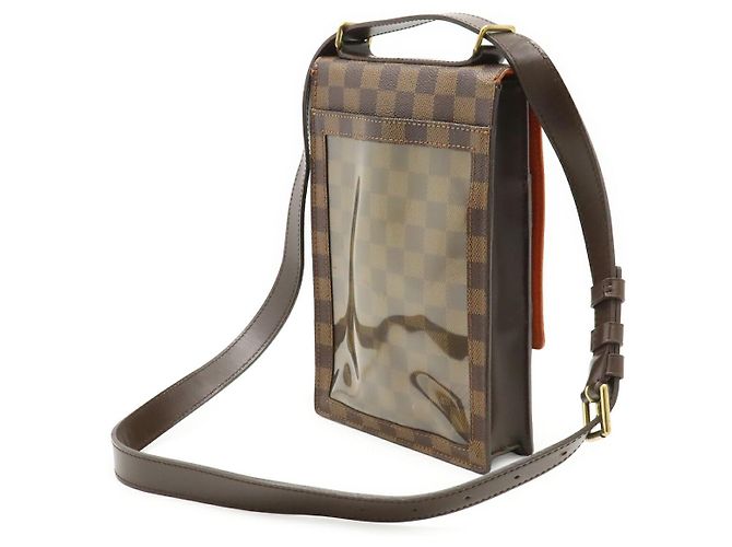 Borsa a tracolla Louis Vuitton Damier Portobello Marrone - vista 2