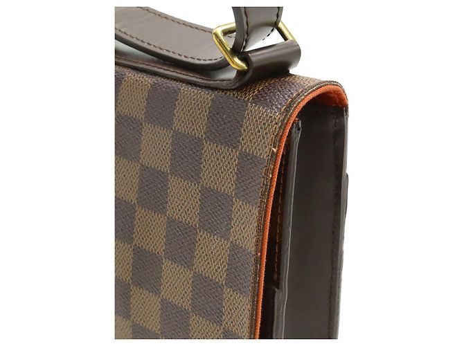 Borsa a tracolla Louis Vuitton Damier Portobello Marrone - vista 4