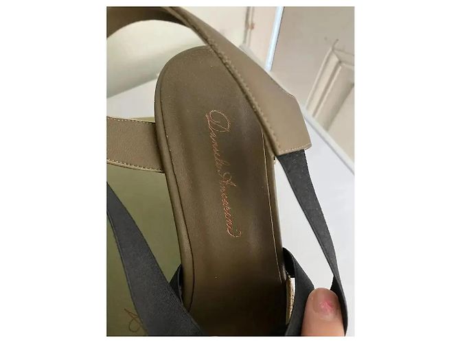 Autre Marque Daniele Ancarani Slingback-Pumps Multicolour Braun Schwarz Mehrfarben - Ansicht 8