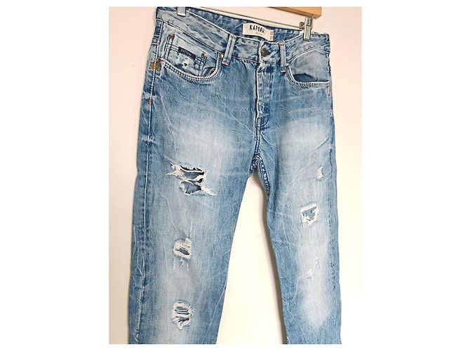 Autre Marque Jeans Kaporal lavati e strappati Blu - vista 2