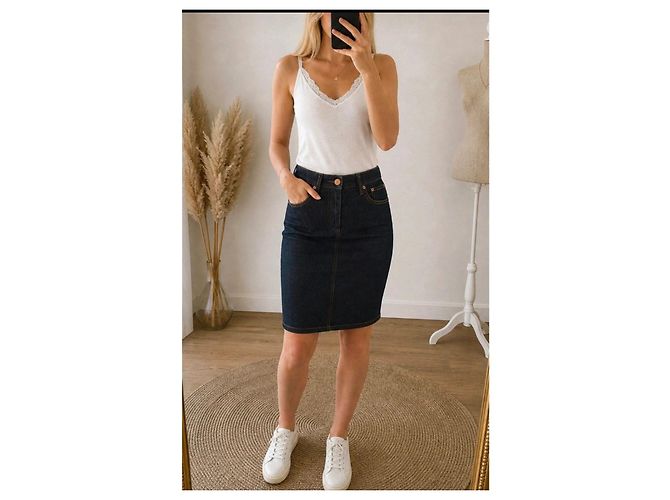 Marc by Marc Jacobs Denimrock Dunkelblau - Ansicht 2