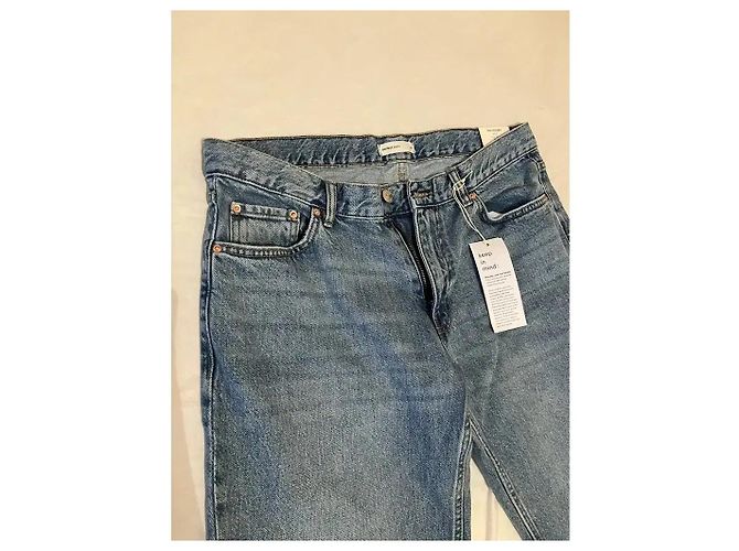 Autre Marque Perfect Jeans Vaqueros Rectos Tiro Bajo Azul Medio - vista 10