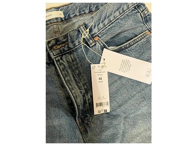 Autre Marque Perfect Jeans Vaqueros Rectos Tiro Bajo Azul Medio - vista 12
