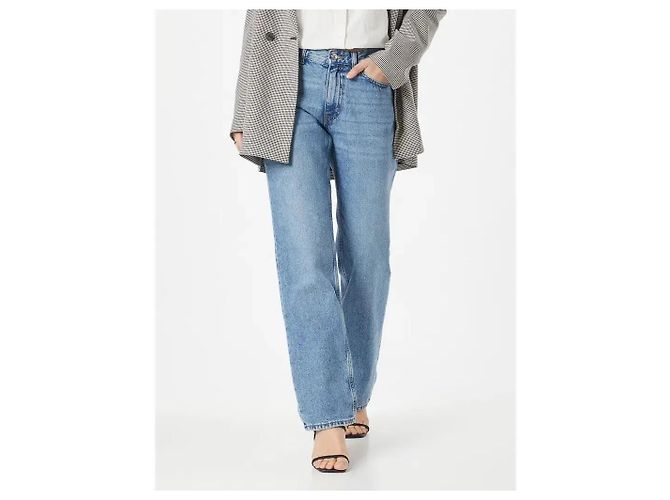 Autre Marque Perfect Jeans Vaqueros Rectos Tiro Bajo Azul Medio - vista 3