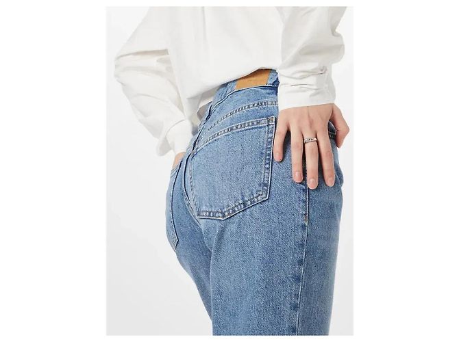 Autre Marque Perfect Jeans Vaqueros Rectos Tiro Bajo Azul Medio - vista 4