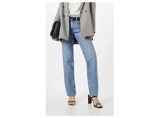 Autre Marque Perfect Jeans Vaqueros Rectos Tiro Bajo Azul Medio - vista 6