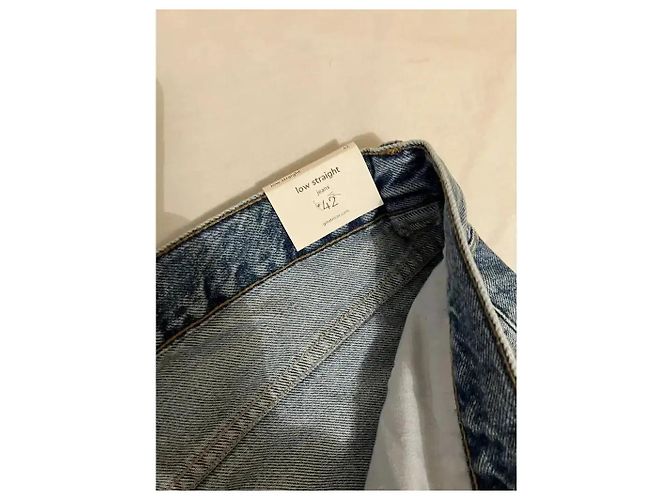 Autre Marque Perfect Jeans Vaqueros Rectos Tiro Bajo Azul Medio - vista 7