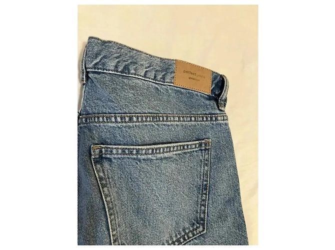 Autre Marque Perfect Jeans Vaqueros Rectos Tiro Bajo Azul Medio - vista 8