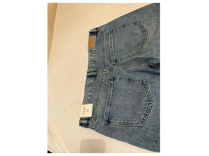 Autre Marque Perfect Jeans Vaqueros Rectos Tiro Bajo Azul Medio - vista 9