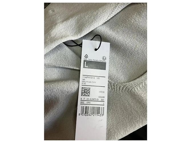 Autre Marque Sisley Top maniche lunghe azzurro collo alto Blu chiaro - vista 3