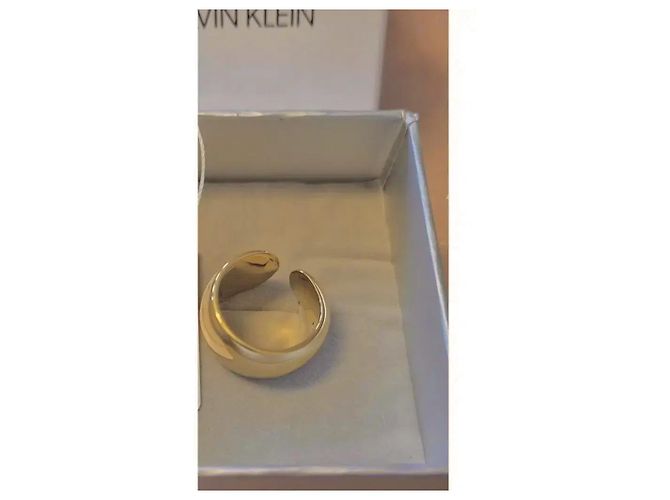 Anello aperto dorato Calvin Klein D'oro - vista 6