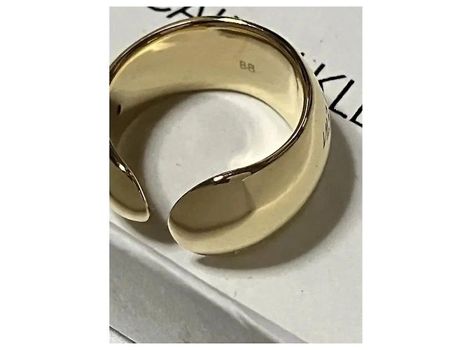 Anello aperto dorato Calvin Klein D'oro - vista 7