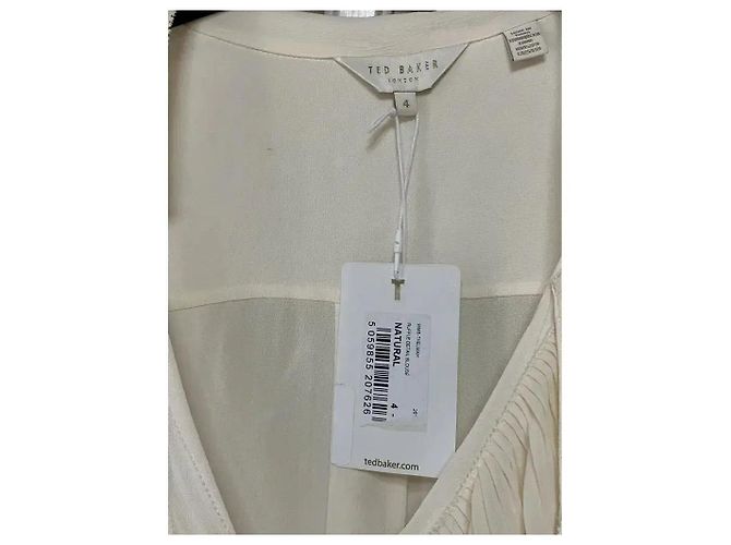 Ted Baker Rüschenbluse in Naturweiß Roh - Ansicht 9