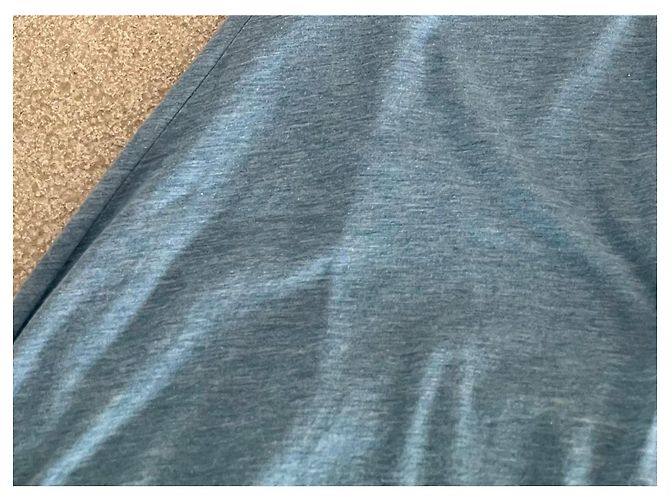 Autre Marque Muji T-shirt a maniche lunghe blu mélange - vista 10